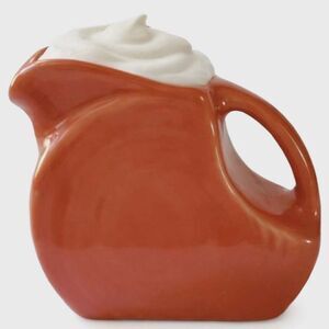 Fiestaware Fiesta 5 oz Mini Disk Poppy Orange CERAMIC CONTAINER